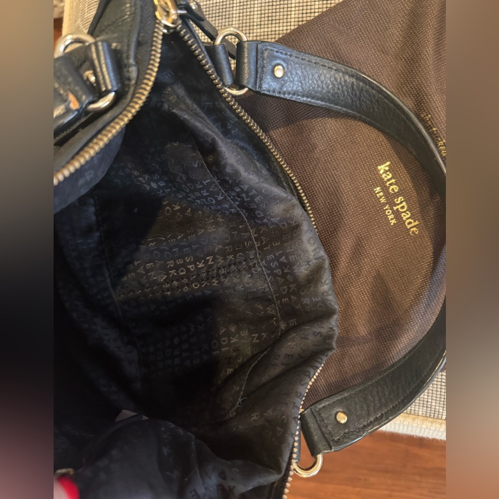 KATE SPADE New York Pine St Kori Black Leather w/dust bag crossbody conv… - Picture 9 of 11